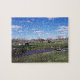 Landschap van dieren legpuzzel