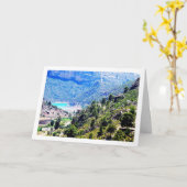 Landschap van Domeño Viejo in Valencia, Spanje Kaart (Gele Bloem)