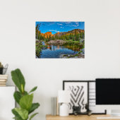 Landschap van Dream Lake Poster (Thuiskantoor)