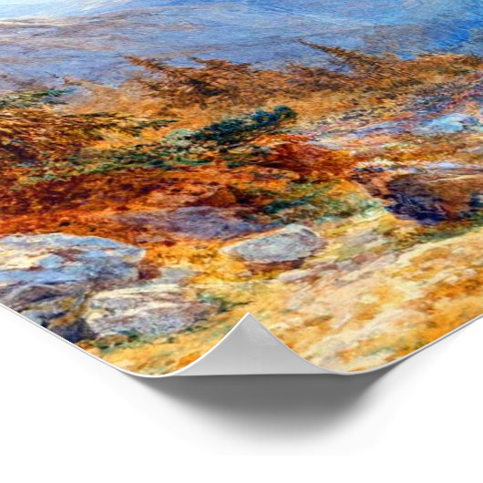 Landschap van Edward Theodore Compton Poster (Hoek)