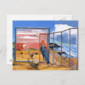Landschap van een droom, schilderij van Paul Nash Briefkaart (Voorkant / Achterkant)