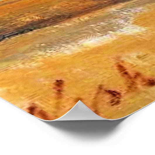 Landschap van een droom, schilderij van Paul Nash Poster (Hoek)