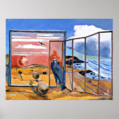 Landschap van een droom van Paul Nash Poster (Voorkant)