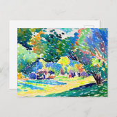 Landschap van Henri Edmond Cross Briefkaart (Voorkant / Achterkant)