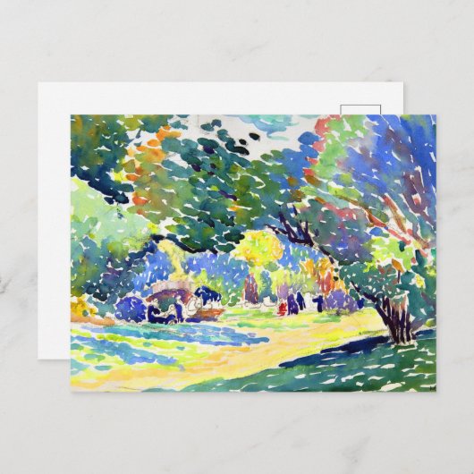 Landschap van Henri Edmond Cross Briefkaart (Voorkant / Achterkant)