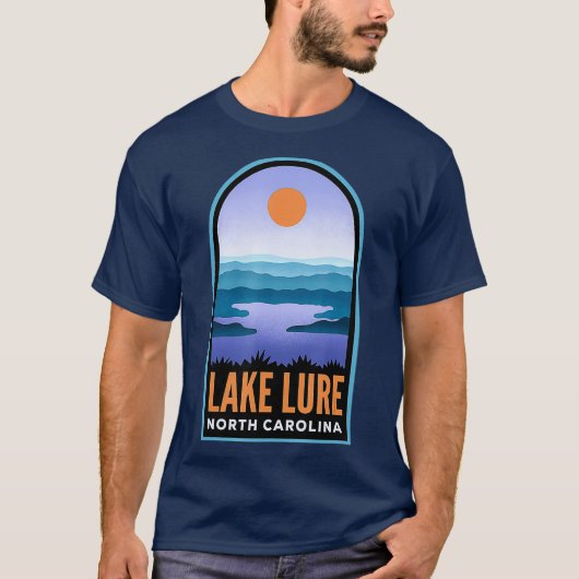 Landschap van het meer van het meer van het meer t-shirt (Voorkant)