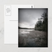 Landschap van het meer van Marsh Briefkaart (Voorkant / Achterkant)
