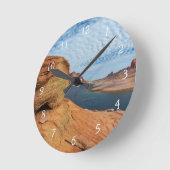 Landschap van het Powell-meer Ronde Klok (Hoek)