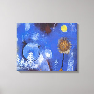 "Landschap van het verleden" door Paul Klee Canvas Afdruk