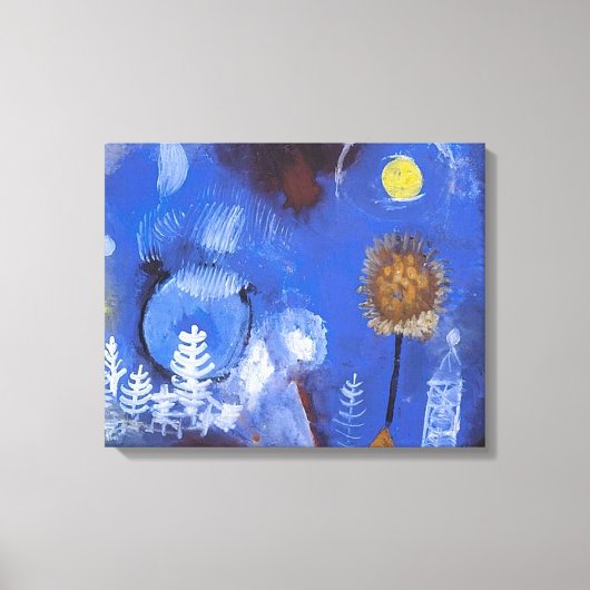 "Landschap van het verleden" door Paul Klee Canvas Afdruk (Voorkant)