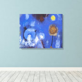 "Landschap van het verleden" door Paul Klee Canvas Afdruk (Insitu (Houten vloer))