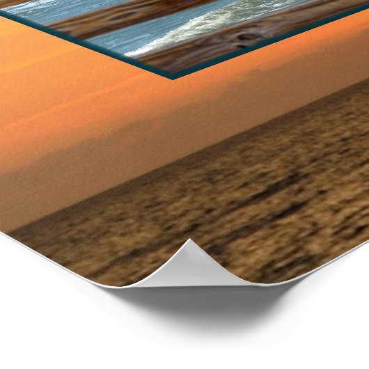 Landschap van Jacksonville, Florida Poster (Hoek)