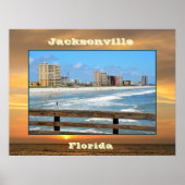 Landschap van Jacksonville, Florida Poster (Voorkant)