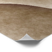 Landschap van Lagen Poster (Hoek)