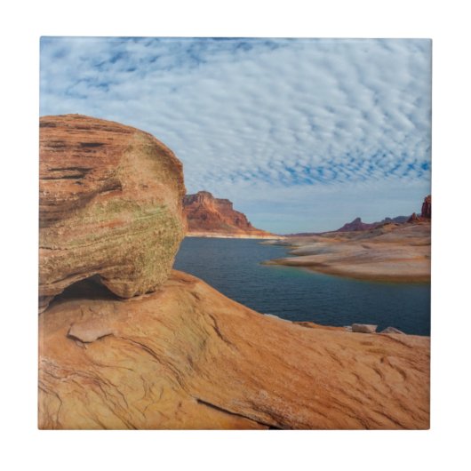 Landschap van Lake Powell Tegeltje (Voorkant)
