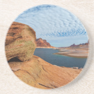 Landschap van Lake Powell Zandsteen Onderzetter