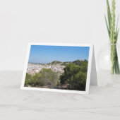 Landschap van Lliria Town in Valencia, Spanje Kaart (Voorkant)