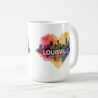 Landschap van Louisville Kentucky USA Koffiemok