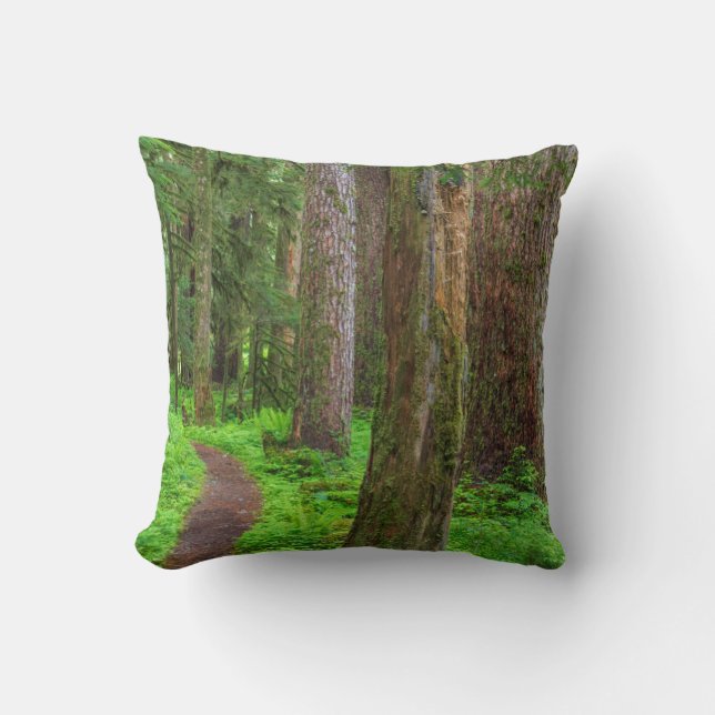 Landschap van oerbos kussen (Voorkant)