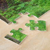 Landschap van oerbos legpuzzel (Zijkant)