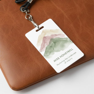 Landschap van Onderzoek Verzorgende Docent Citaat Badge