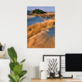 Landschap van Oregon-zandduinen Poster (Thuiskantoor)