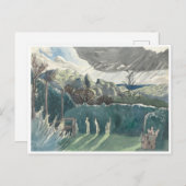 Landschap van Paul Nash Briefkaart (Voorkant / Achterkant)