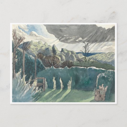 Landschap van Paul Nash Briefkaart (Voorkant)
