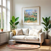 Landschap van Pierre-Auguste Renoir Poster