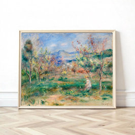 Landschap van Pierre-Auguste Renoir Poster