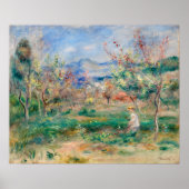 Landschap van Pierre-Auguste Renoir Poster (Voorkant)
