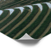 Landschap van rijstterrassen in de berg, 2 poster (Hoek)
