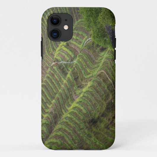 Landschap van rijstterrassen in de bergen, Case-Mate iPhone case (Achterkant)