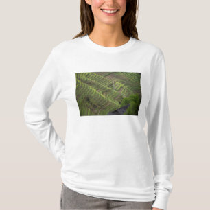 Landschap van rijstterrassen in de bergen, t-shirt