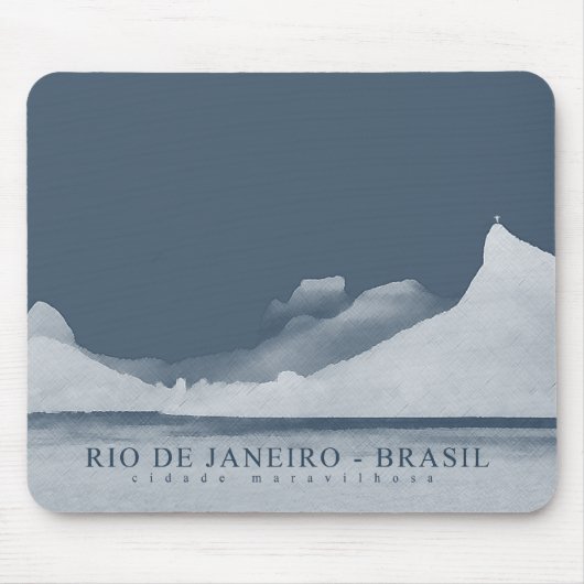 landschap van rio de janeiro muismat (Voorkant)