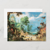  landschap van Roelant Savery met vogels Briefkaart (Voorkant / Achterkant)