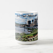 Landschap van Saint Paul, Minnesota Koffiemok (Center)