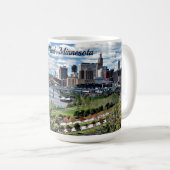 Landschap van Saint Paul, Minnesota Koffiemok (Voorkant rechts)