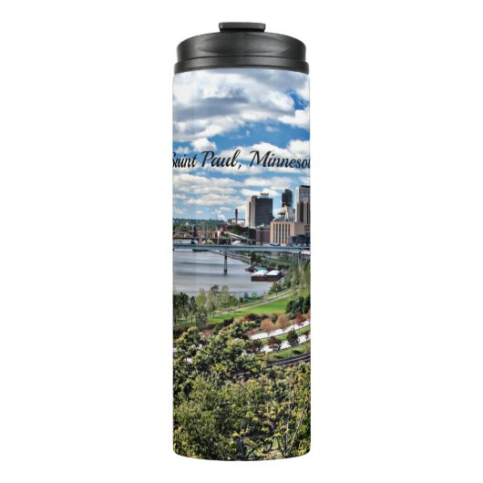 Landschap van Saint Paul, Minnesota Thermosbeker (Voorkant)