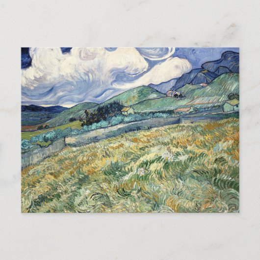 Landschap van Saint-Rémy door Vincent Van Gogh Briefkaart (Voorkant)