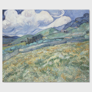 Landschap van Saint-Remy door Vincent Van Gogh Cadeaupapier
