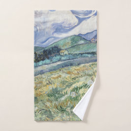 Landschap van Saint-Remy door Vincent van Gogh Handdoek