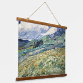 Landschap van Saint-Rémy door Vincent Van Gogh Hangend Wandkleed (Gebogen)