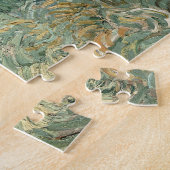 Landschap van Saint-Rémy door Vincent Van Gogh Legpuzzel (Zijkant)