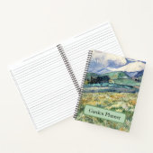 Landschap van Saint-Rémy door Vincent Van Gogh Notitieboek (Binnen)