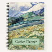 Landschap van Saint-Rémy door Vincent Van Gogh Notitieboek (Voorkant)