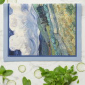 Landschap van Saint-Rémy door Vincent Van Gogh Theedoek (Gevouwen)