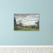 landschap van Van Gogh met duinen Canvas Afdruk (Insitu (Houten vloer))
