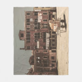 landschap van Venetië Fleece Deken (Voorkant)