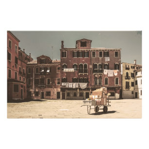 landschap van Venetië Foto Afdruk